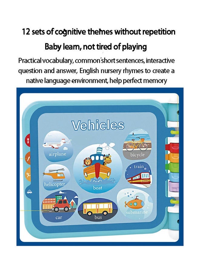 12 Subjects English Enlightenment Toy With Sounds And Colours