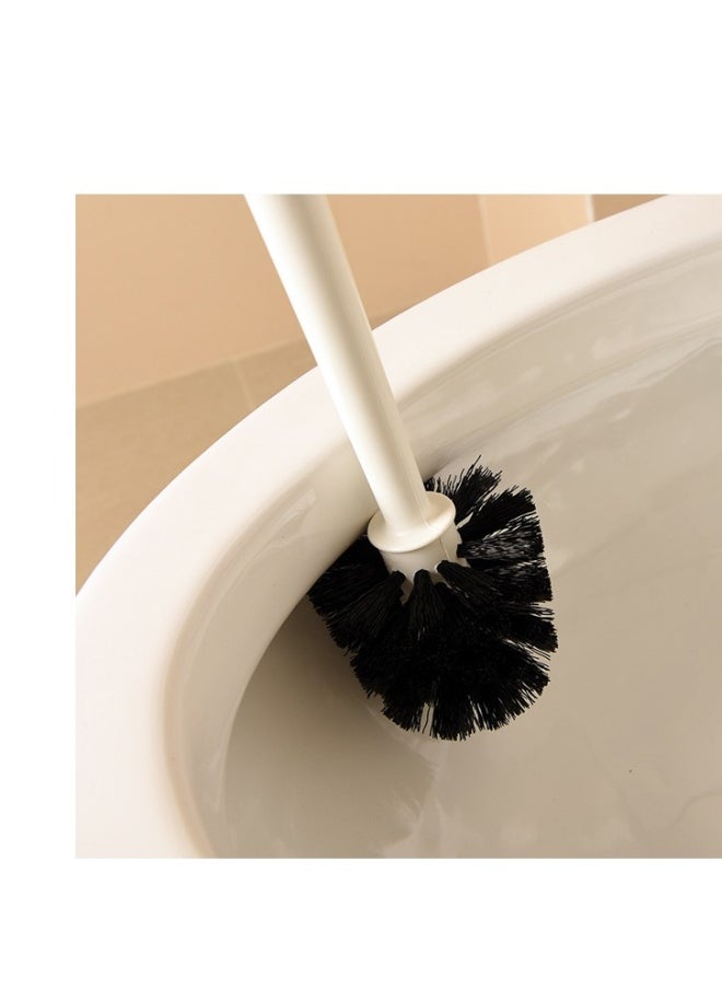 Toilet Bowl Brush Cleaner With Holder White Polypropylene White 36.5cm