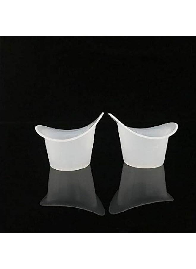 5 PCS Silicone Eye Wash Cup Silicone Eye Wash Cup SPA Eye Cup Medical Eye Cup with Calibration