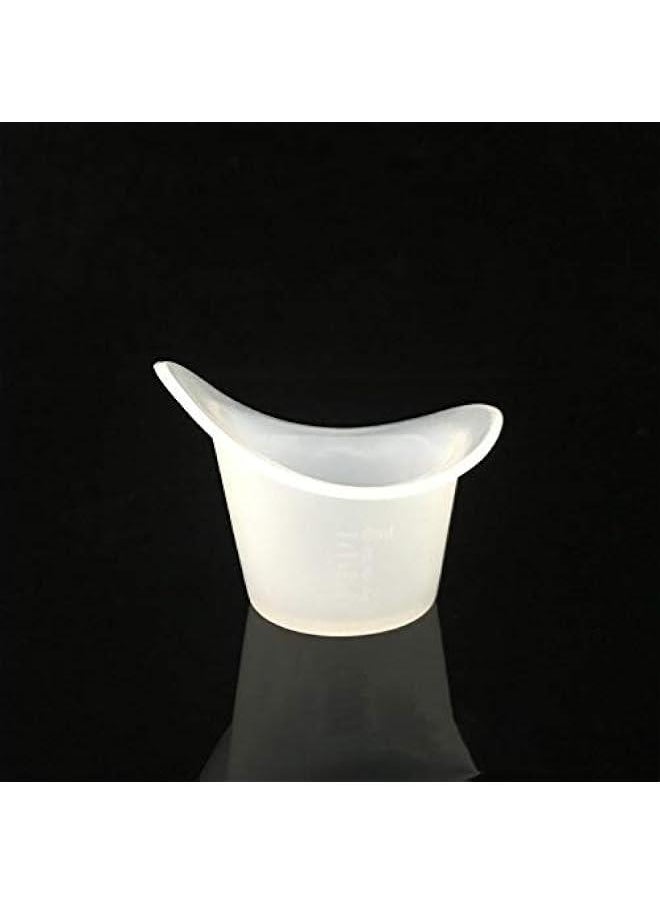 5 PCS Silicone Eye Wash Cup Silicone Eye Wash Cup SPA Eye Cup Medical Eye Cup with Calibration