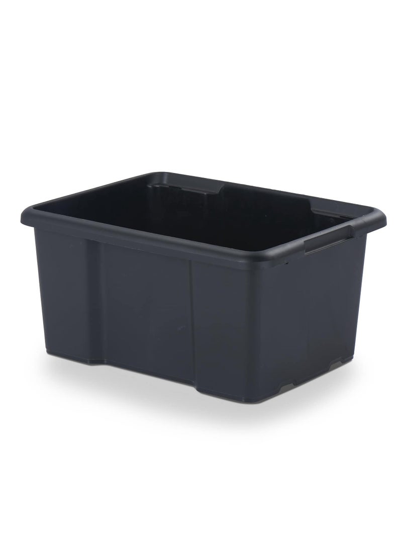 Fitty Plastic Stackable Storage Box (39.5 x 55.5 x 29.5 cm, 44 L)