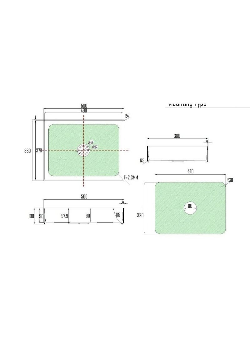 Countertop Wash Basin