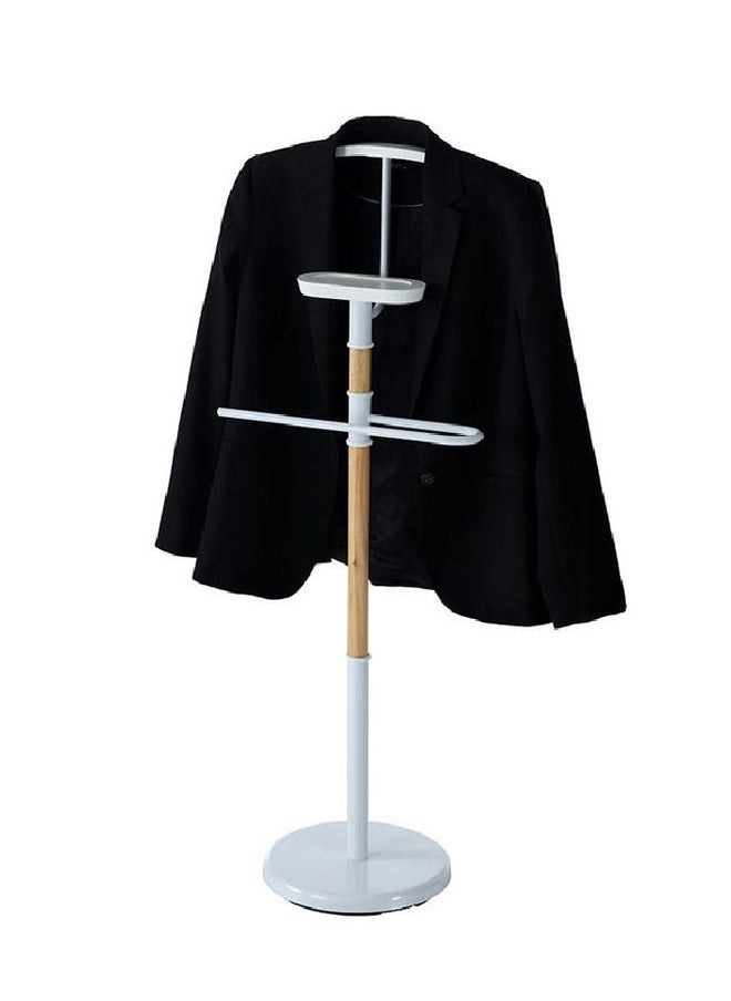 Suit Stand, White & Natural - 110 cm