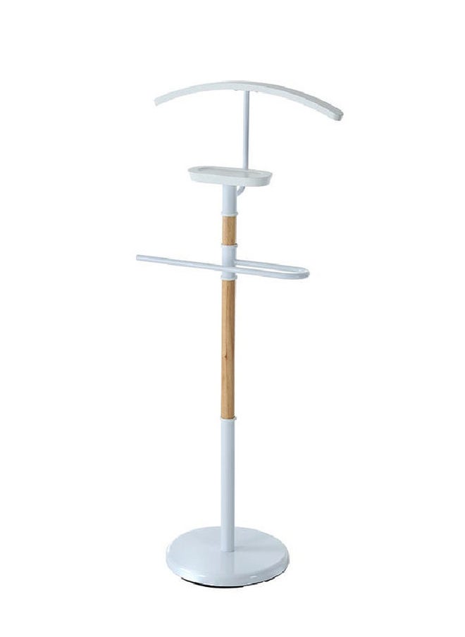 Suit Stand, White & Natural - 110 cm