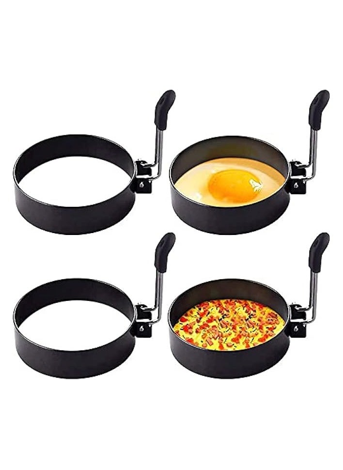 Egg Ring, 4 Pack Round Breakfast Household Mold Tool Cooking