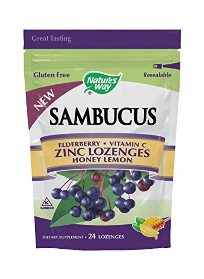 Sambucus Zinc lozenges Honey Lemon