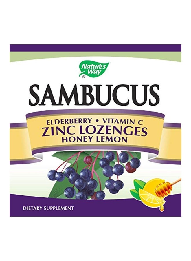 Sambucus Zinc lozenges Honey Lemon