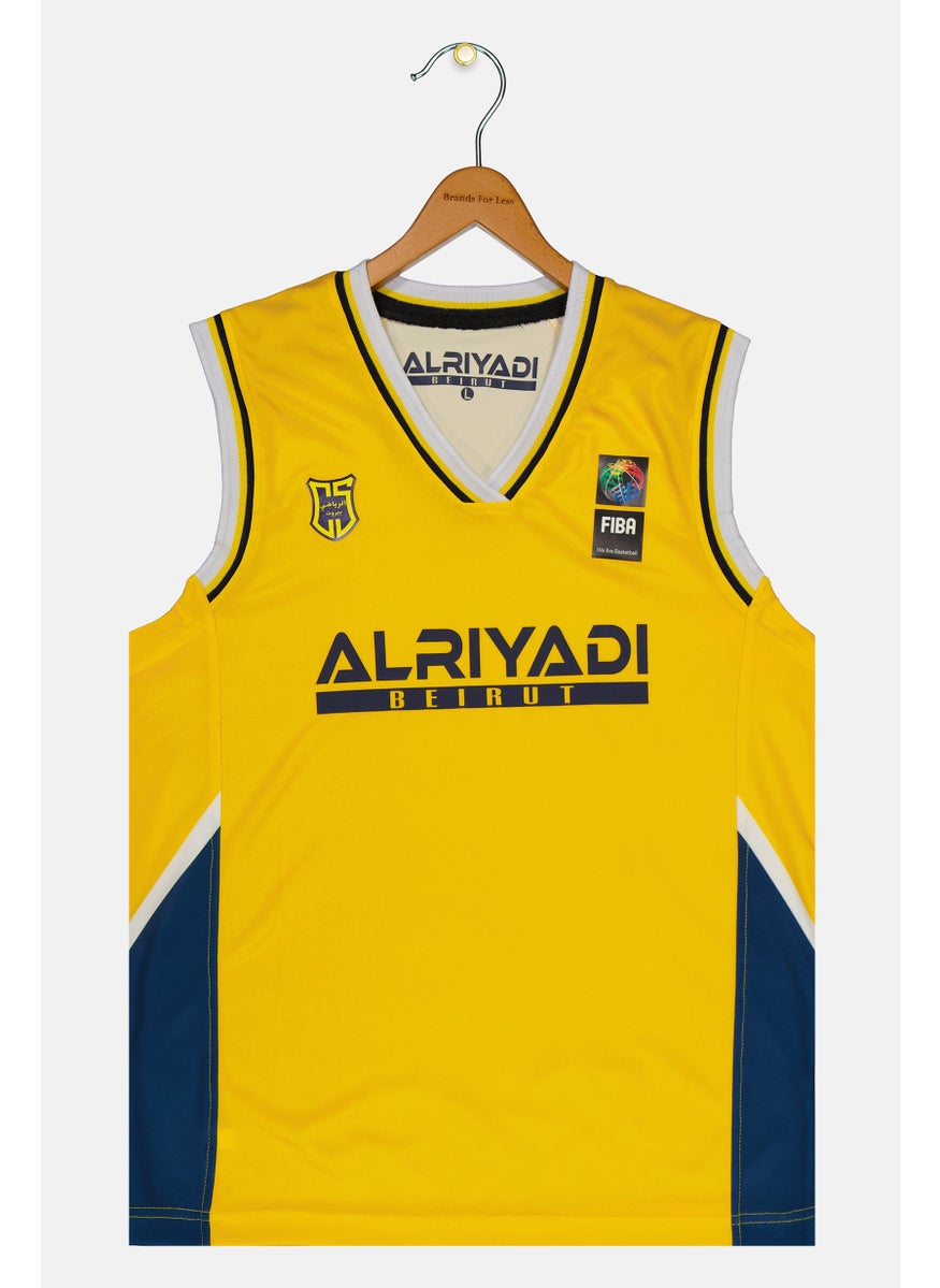 Kids Boy Sportswear Fit FIBA Jersey, Yellow