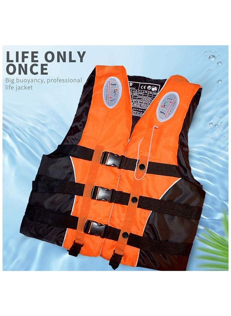 Swimming jacket, latest model, safety jackets, size XXL (orange)