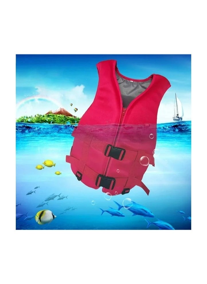 Swimming jacket, latest style, safety jackets, size XLarge (red)