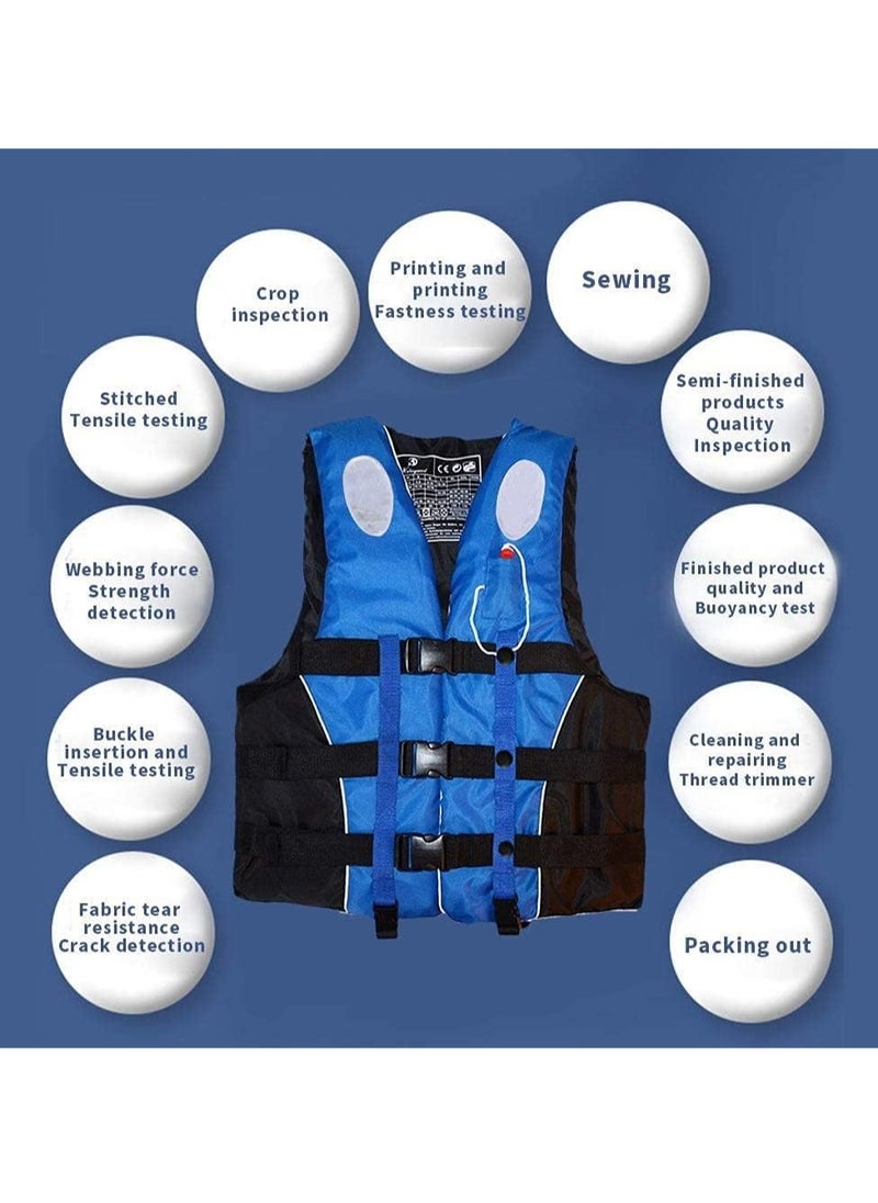 Swimming jacket, latest style, safety jackets, size medium (blue)