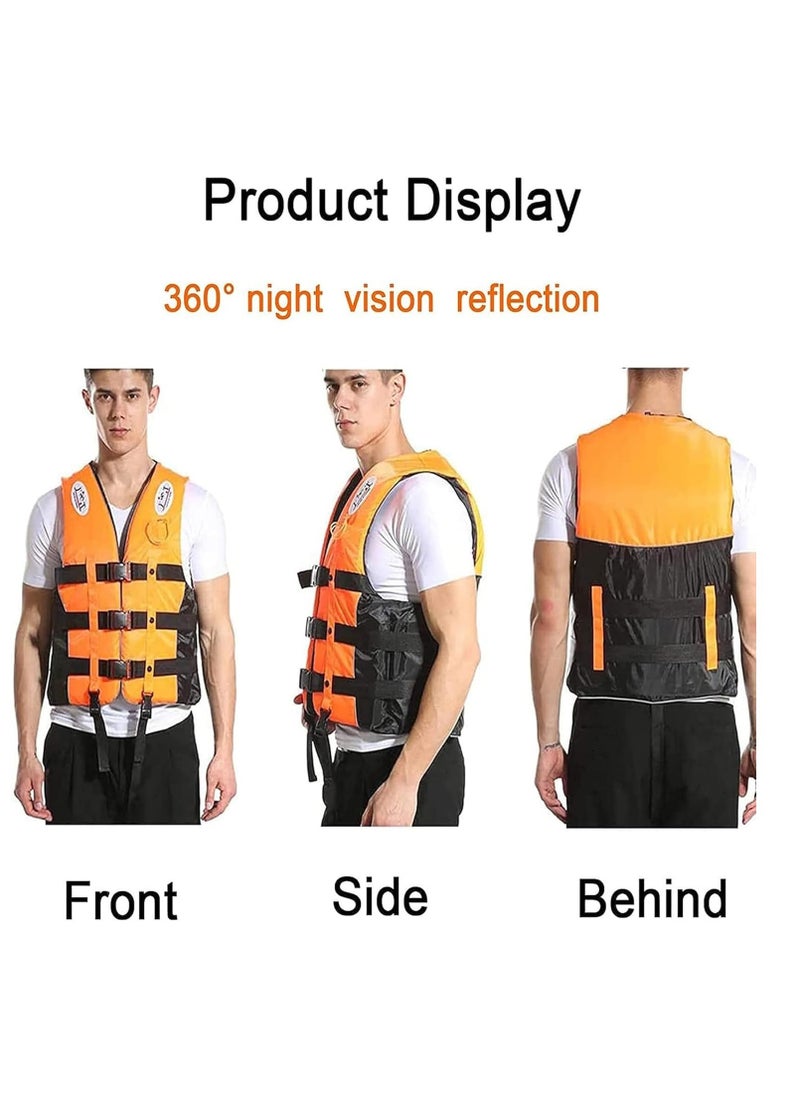 Swimming jacket, latest style, safety jackets, size XLarge (orange)