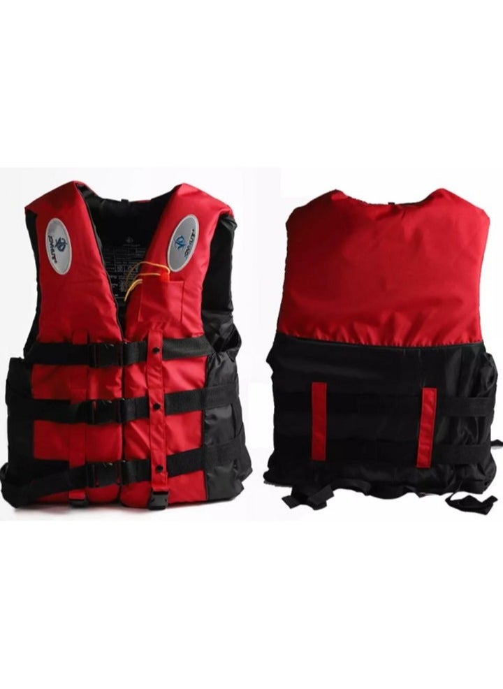 Swimming vest, latest models, safety vests, medium size (red)