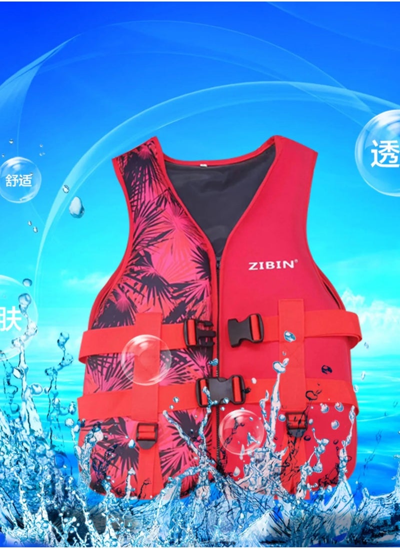 Swimming jacket, latest style, safety jackets, size XLarge (red)