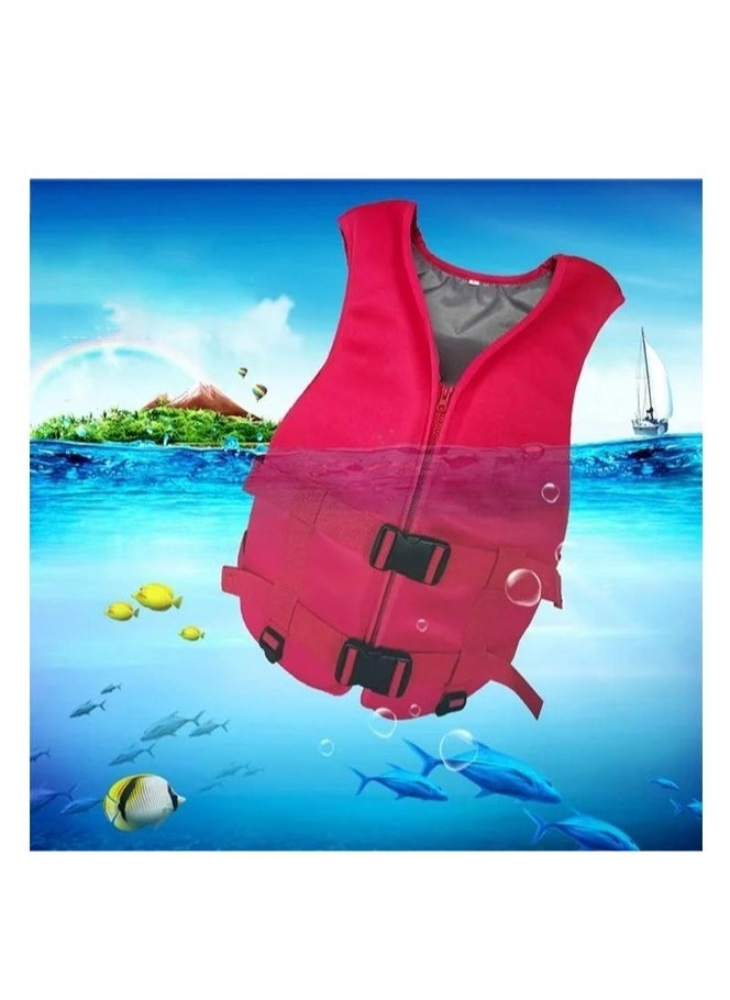 Swimming jacket, latest style, safety jackets, size XLarge (red)