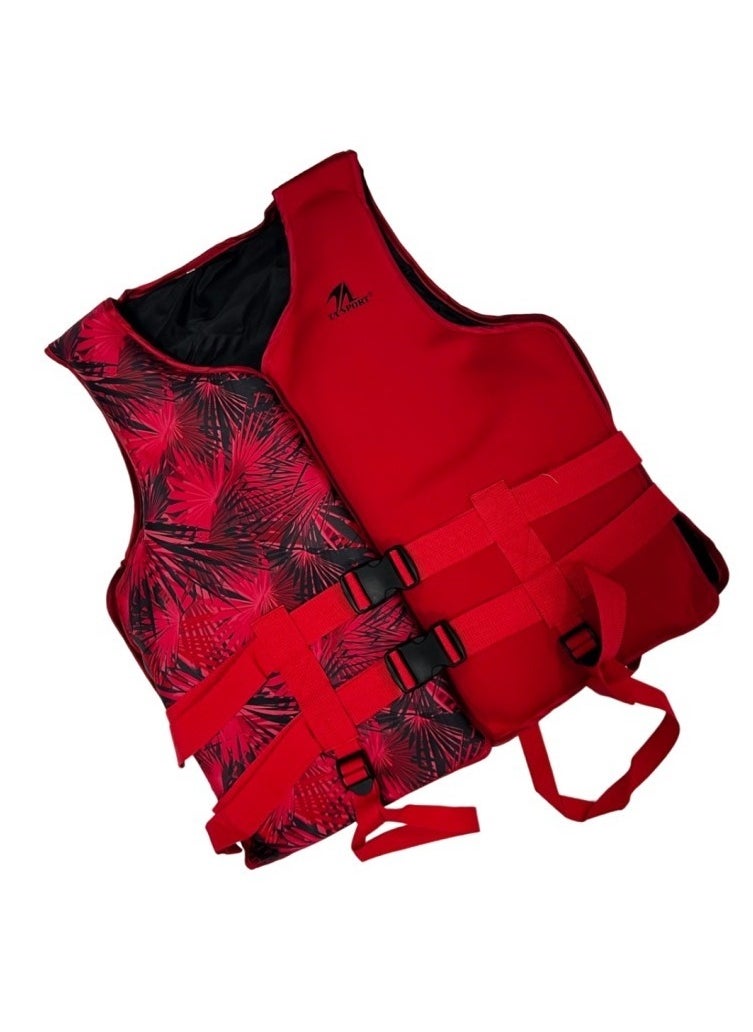 Swimming jacket, latest style, safety jackets, size XLarge (red)