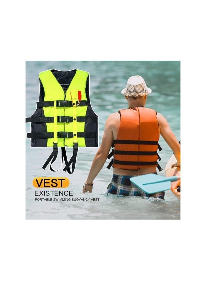 Swimming jacket, latest model, safety jackets, size XXL (phosphorus)