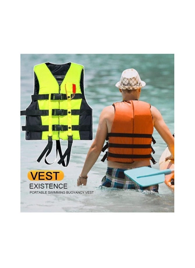 Swimming jacket, latest model, safety jackets, size XXL (phosphorus)