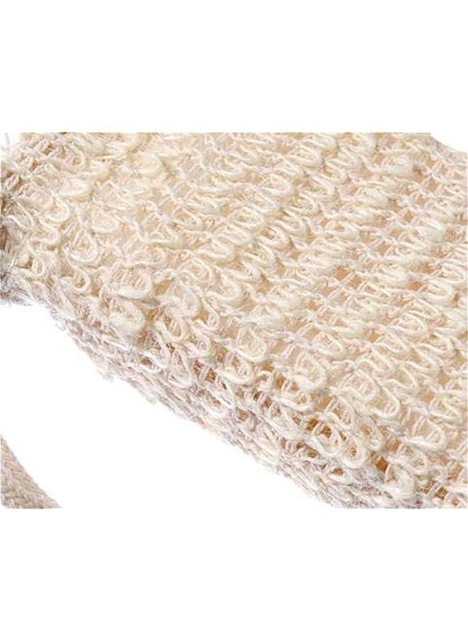 5PC Stylish Nice Natural Cotton And Linen Shower Exfoliating Sponge Bag Comfortable Bubble Net Soap Protective Bag Foam net