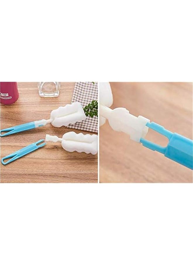 3 PCS Mr. Gentleman Cup Brush Long-Handled Sponge Cup Brush Creative Cleaning Utensils Bottle Brush Cup Brush