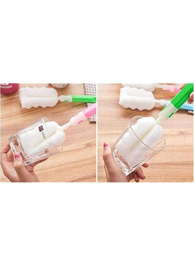 3 PCS Mr. Gentleman Cup Brush Long-Handled Sponge Cup Brush Creative Cleaning Utensils Bottle Brush Cup Brush
