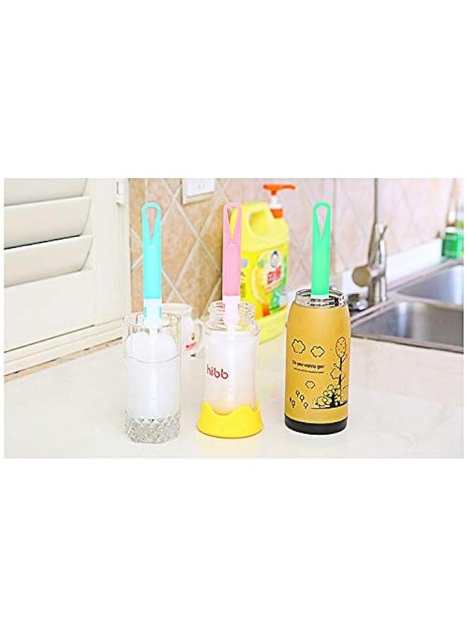 3 PCS Mr. Gentleman Cup Brush Long-Handled Sponge Cup Brush Creative Cleaning Utensils Bottle Brush Cup Brush