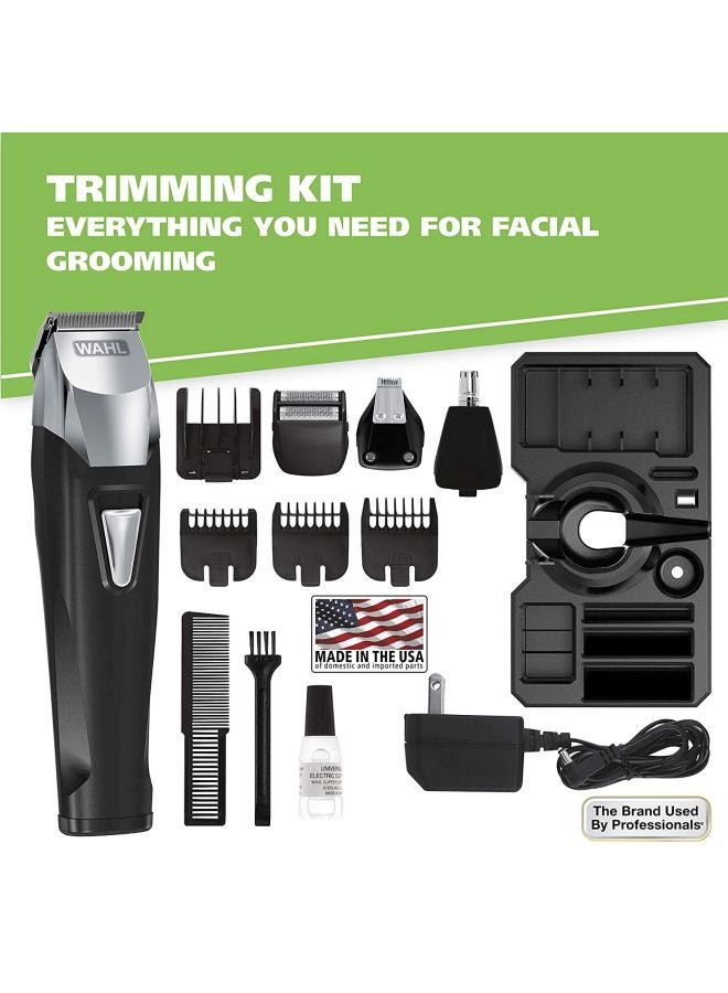 Groomsman Pro All In One Trimmer Black/Silver 474grams