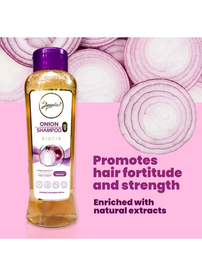 Onion Shampoo And Aloe Conditioner Set, Strength And Hydration For Your Hair, With Onion Extract, Biotin And Argan Oil, Cleanses Deeply And Provides Hydration