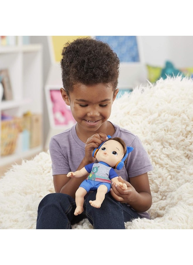 Baby Alive Littles by, Carry ‘N Go Squad, Little Matteo Brown Hair Boy Doll, Carrier, Accessories, Toy for Kids Ages 3 Years & Up