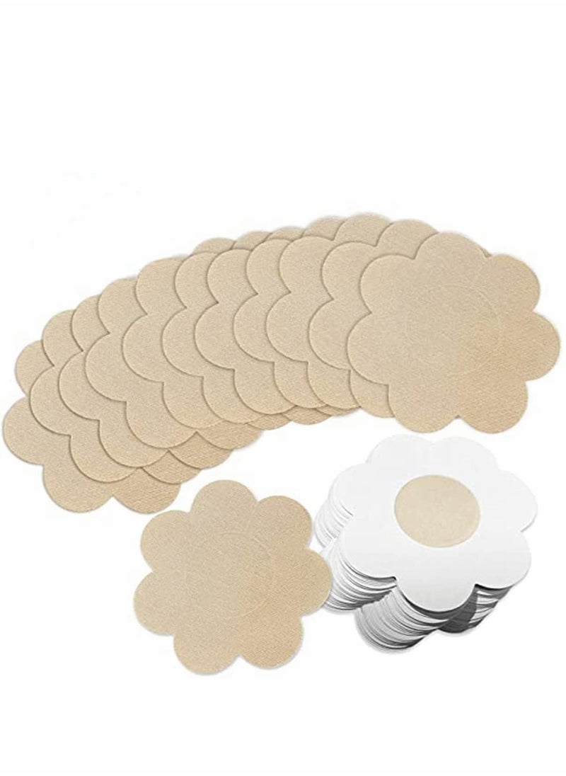 40 Pcs Nipple Breast Covers, Pasties Adhesive Bra Disposable Features a Self Adhesive Design that Stays in Place and Removes Easily from the Skin, Perfect for Tank Top, Halter