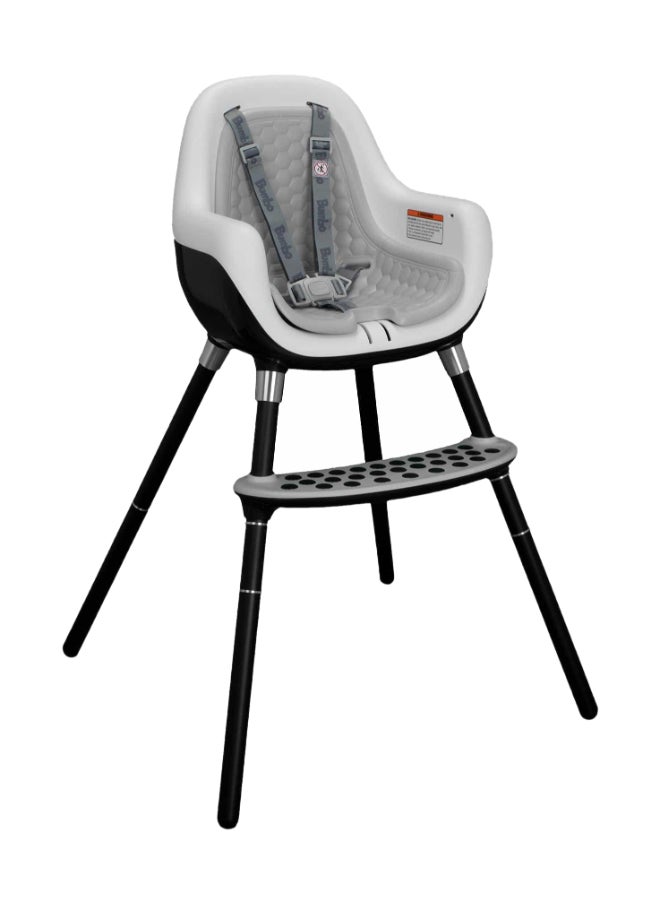 Convertible Highchair To Toddler Chair - Cool Grey, 6 Months To 3 Years +