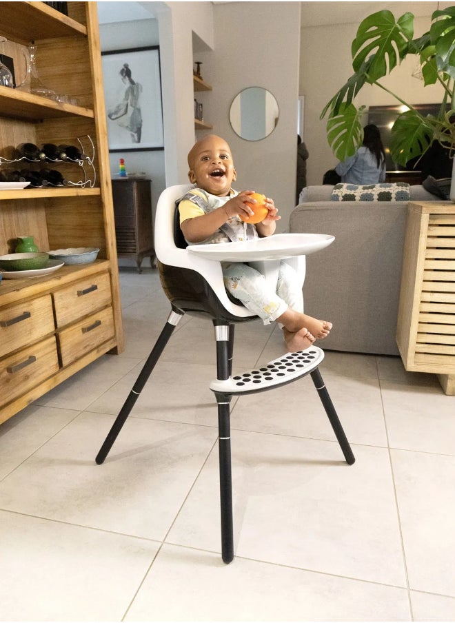 Convertible Highchair To Toddler Chair - Cool Grey, 6 Months To 3 Years +