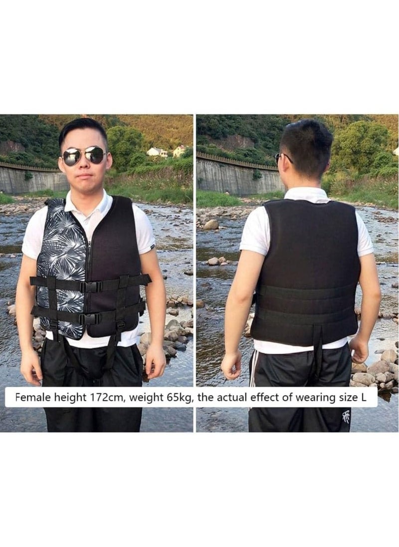 Swimming jacket, latest style, safety jackets, size XLarge (Black)