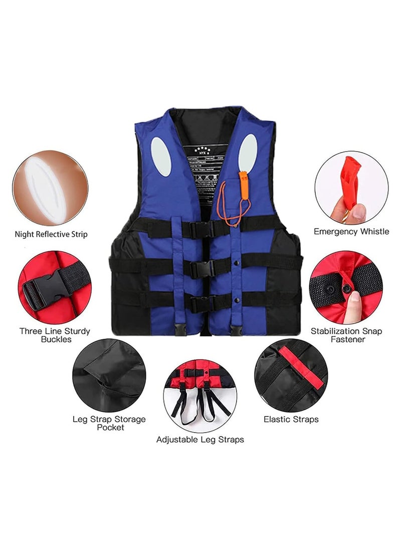 Swimming jacket, latest style, safety jackets, size XLarge (blue)