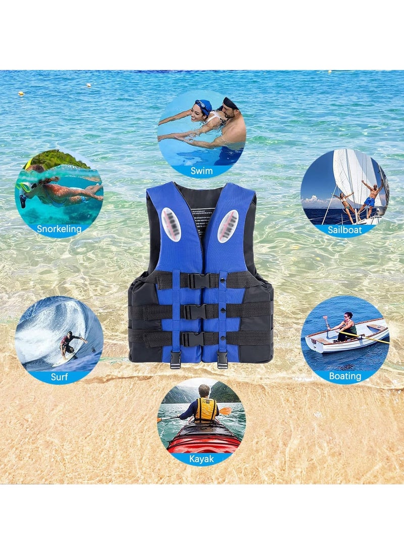 Swimming jacket, latest style, safety jackets, size XLarge (blue)
