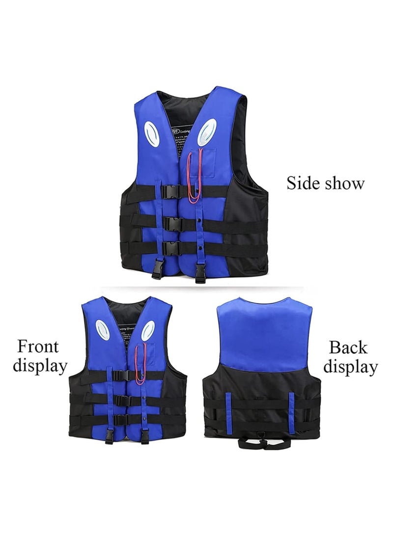 Swimming jacket, latest model, safety jackets, size XXL (blue)