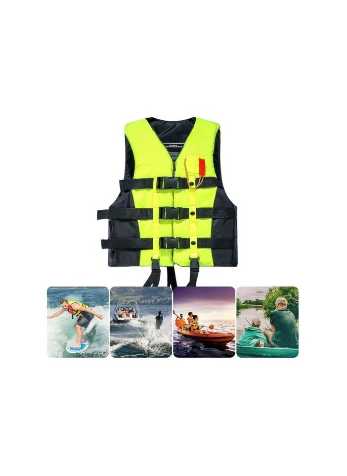 Swimming jacket, latest model, safety jackets, size XXL (phosphorus)