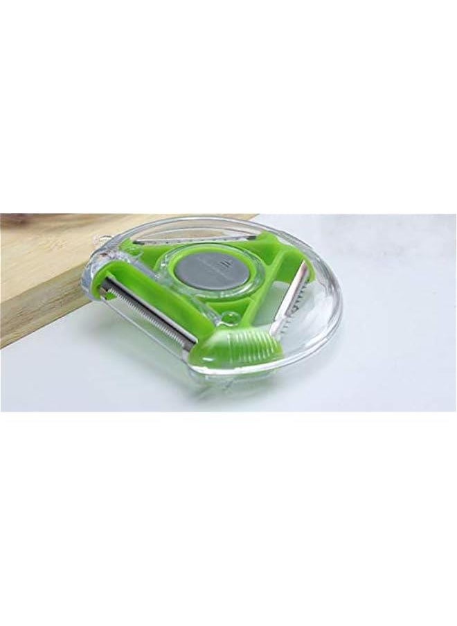 3 PCS Three-in-One Peeler Triangle Peeler Multi-Function Vegetable And Fruit Peeler Slicer