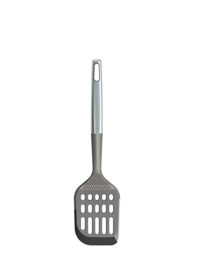 Oneida Turner with Silicone Handle - Heat-Resistant, Non-Stick Safe Spatula for Cooking & Serving