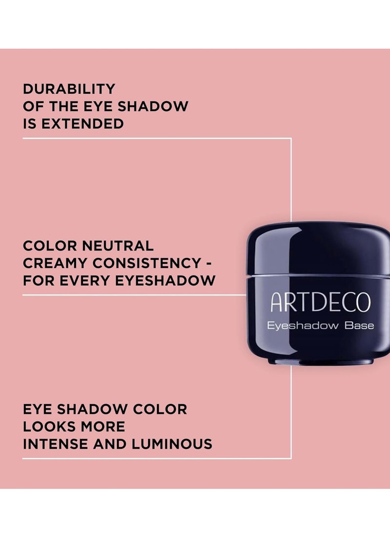 ARTDECO Eyeshadow Base - Improves Eye Shadow Staying Power & Prevents Creasing - Creamy Consistency - Neutral Tones - Eye Makeup - Vegan - 0.16 Fl Oz