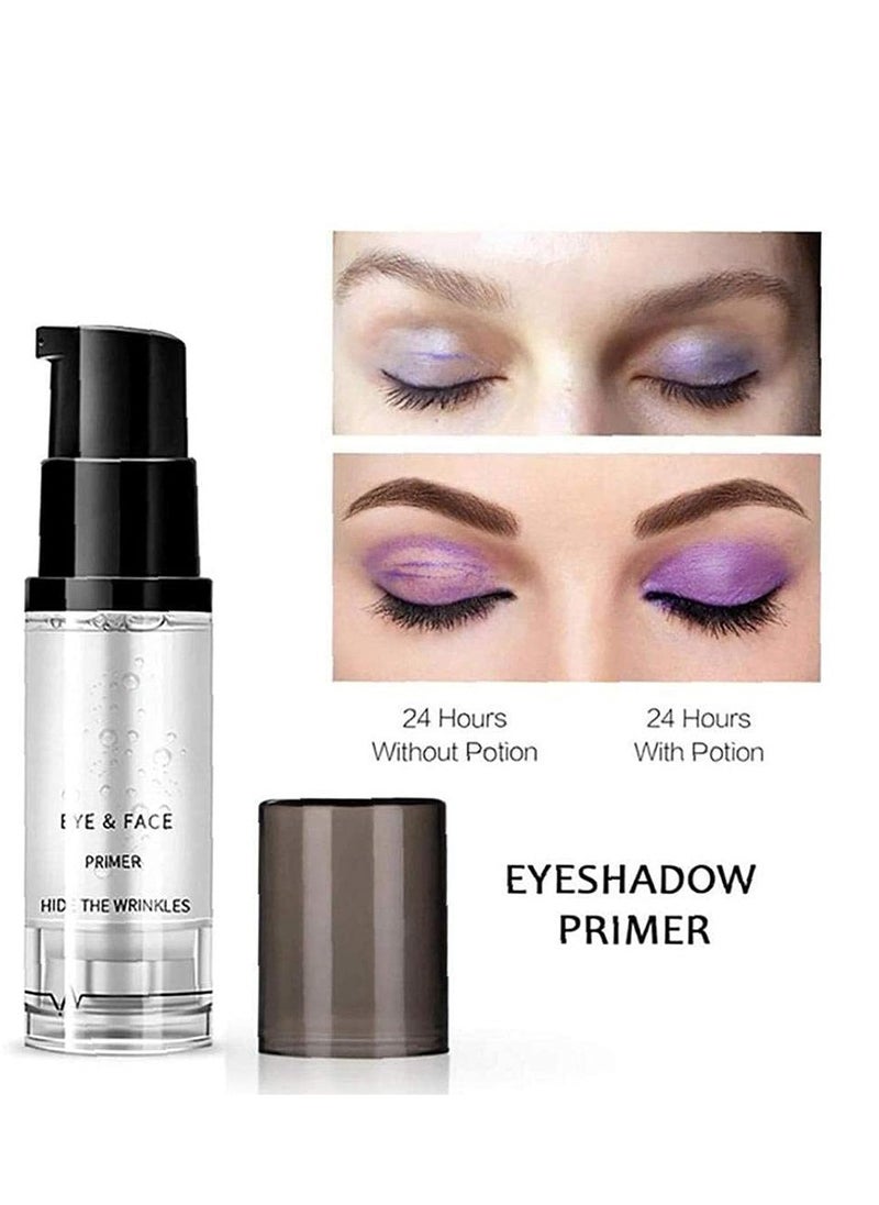 ZJchao Wrinkle Smoothing Eye Primer, Eyeshadow Base, Waterproof Clear Eyeshadow Primer Skin Even Out Complexion, 8ml