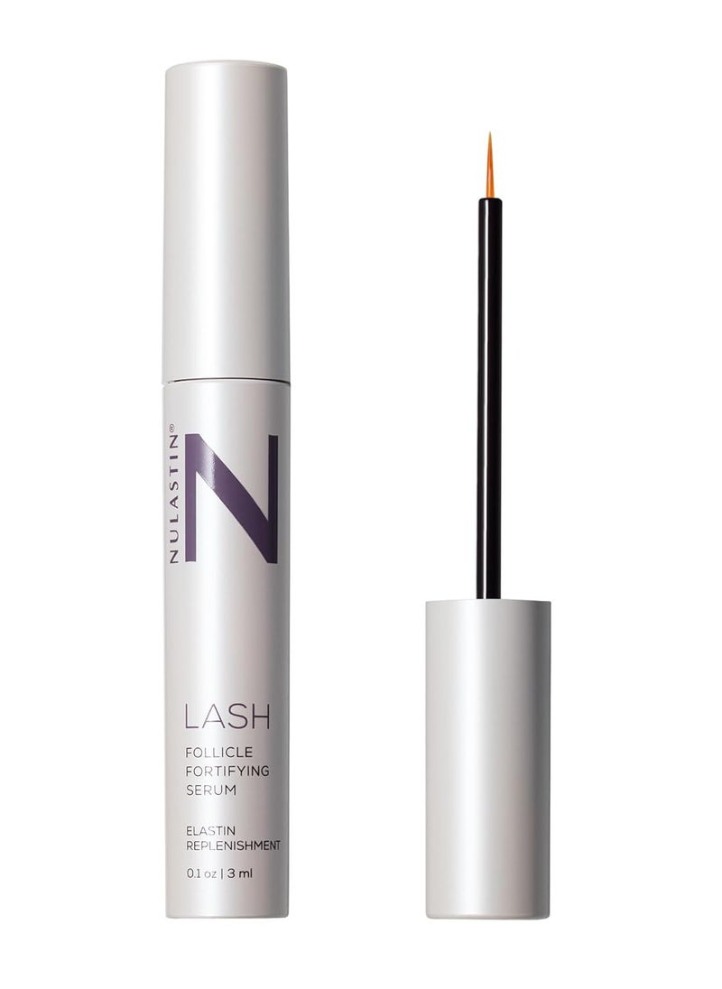 NULASTIN Eyelash Serum for Thicker Looking Lashes - Follicle Fortifying LASH Serum - Clinically Tested Eyelash Enhancing Serum with Keratin - From the Experts in Brow and Lash Serums (0.1 Fl Oz)