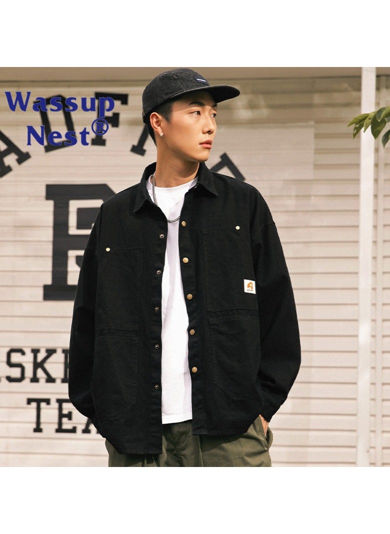 New WASSUP NEST Pure Cotton Casual Loose  Jacket