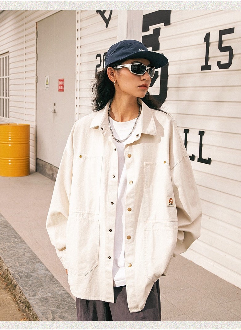 New WASSUP NEST Pure Cotton Casual Loose  Jacket