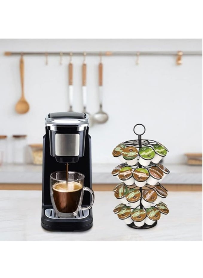 Practical Coffee Capsule Rack Rotary Capsule Tower Coffee Capsule Essential Tool Coffee Storage Frame