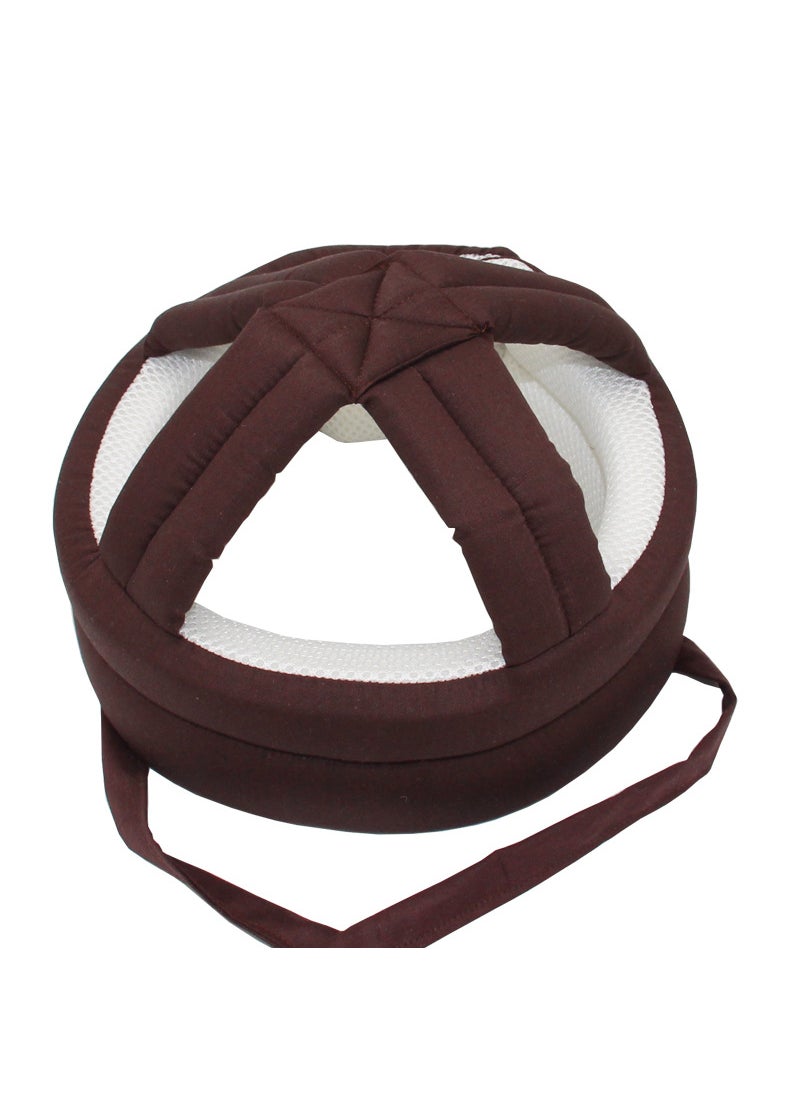 2023 new middle-aged and elderly anti-fall cap cotton adult head protection cap elderly anti-collision cap anti-fall safety helmetBrown (MeSH) Brown (MeSH)