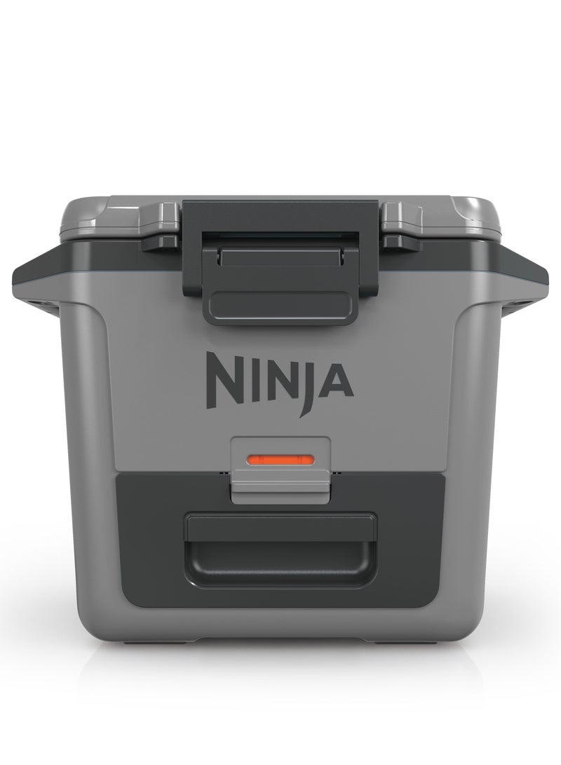 Ninja FrostVault Hard Cooler 28L, Premium Heavy-Duty Insulated Cool Box, FB131UKGY Grey 28Liters