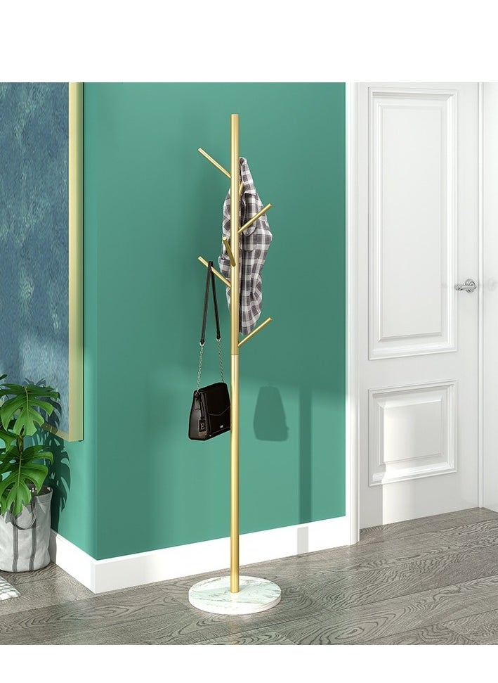 Freestanding Coat Rack Stand Modern Coat Stand Hange with 6 Hooks Hats for Entryway Hallway Bedroom Office，Easy Assembly