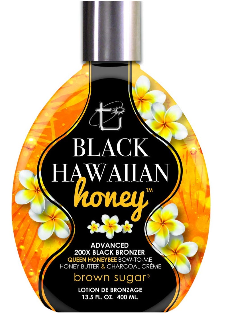 Brown Sugar Black Hawaiian Honey Bronzer,Lotion,Antioxidant,for All, 13.5 Oz