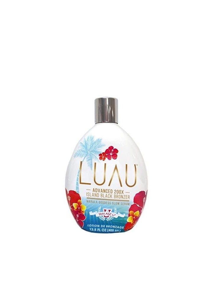 Tan Asz U Luau Advanced 200X Island Black Bronzer Tanning Lotion